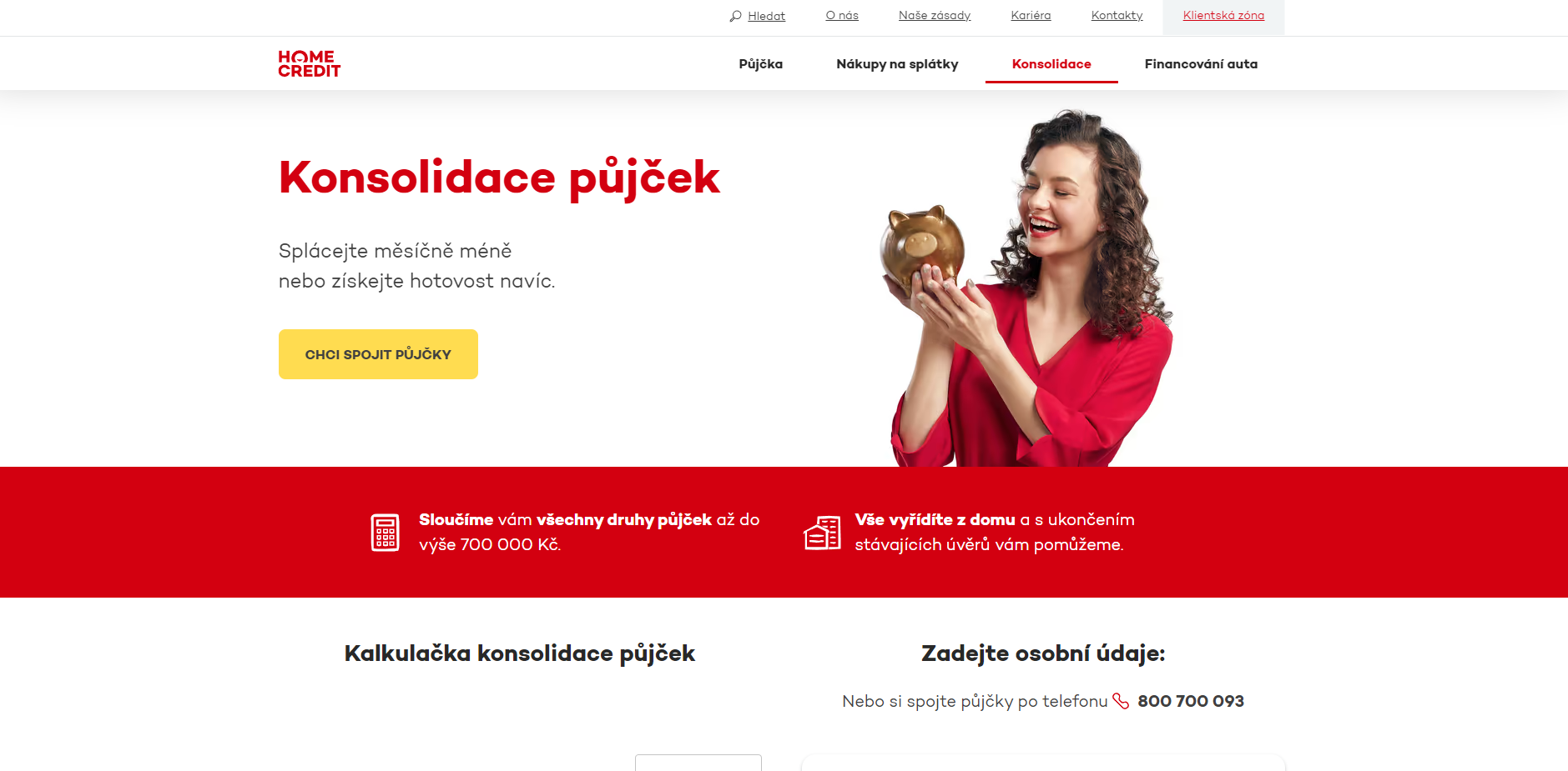 Home Credit konsolidace zkušenosti a diskuze