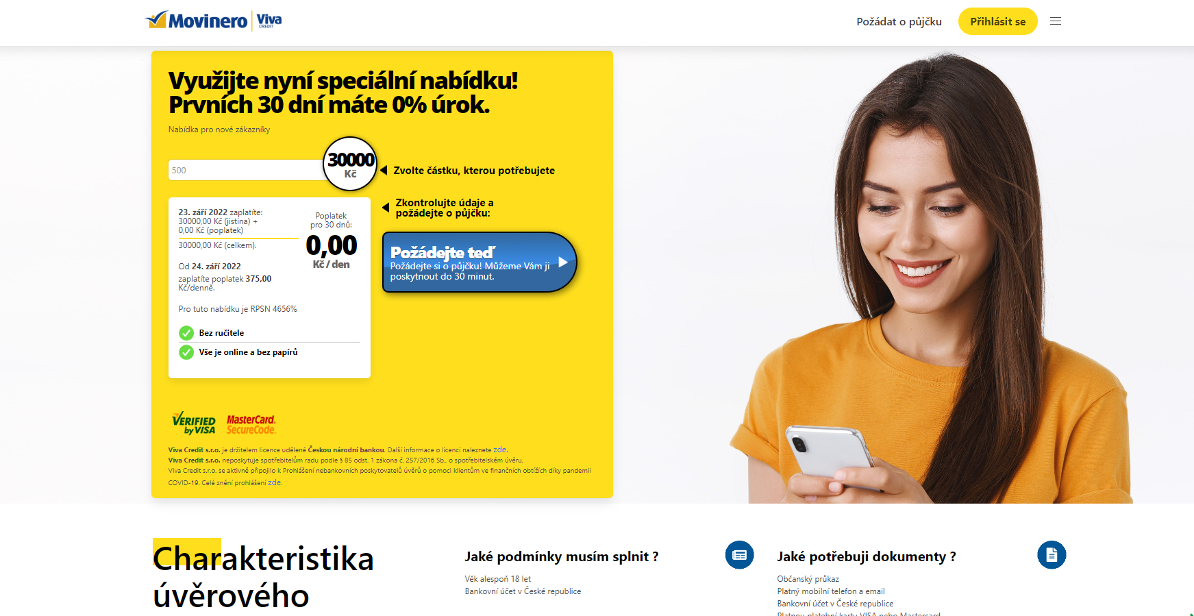 Movinero (Viva Credit) zkušenosti a diskuze