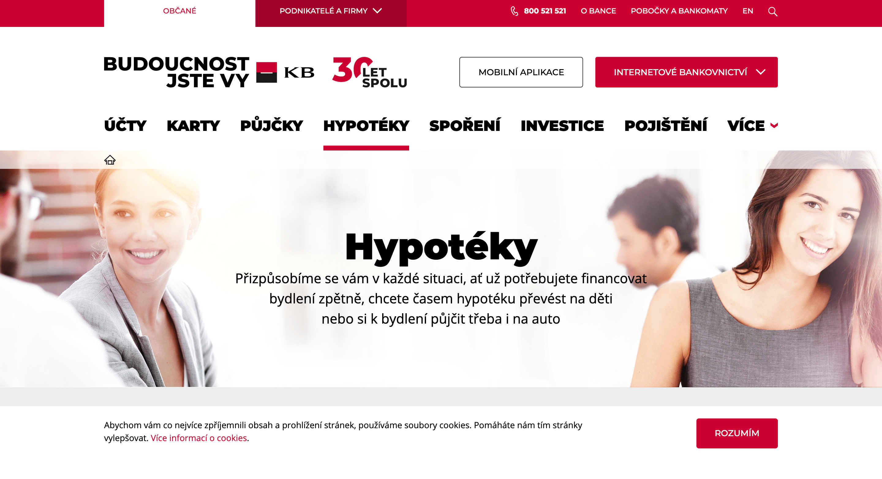 Hypotéka Komerční banky zkušenosti a diskuze