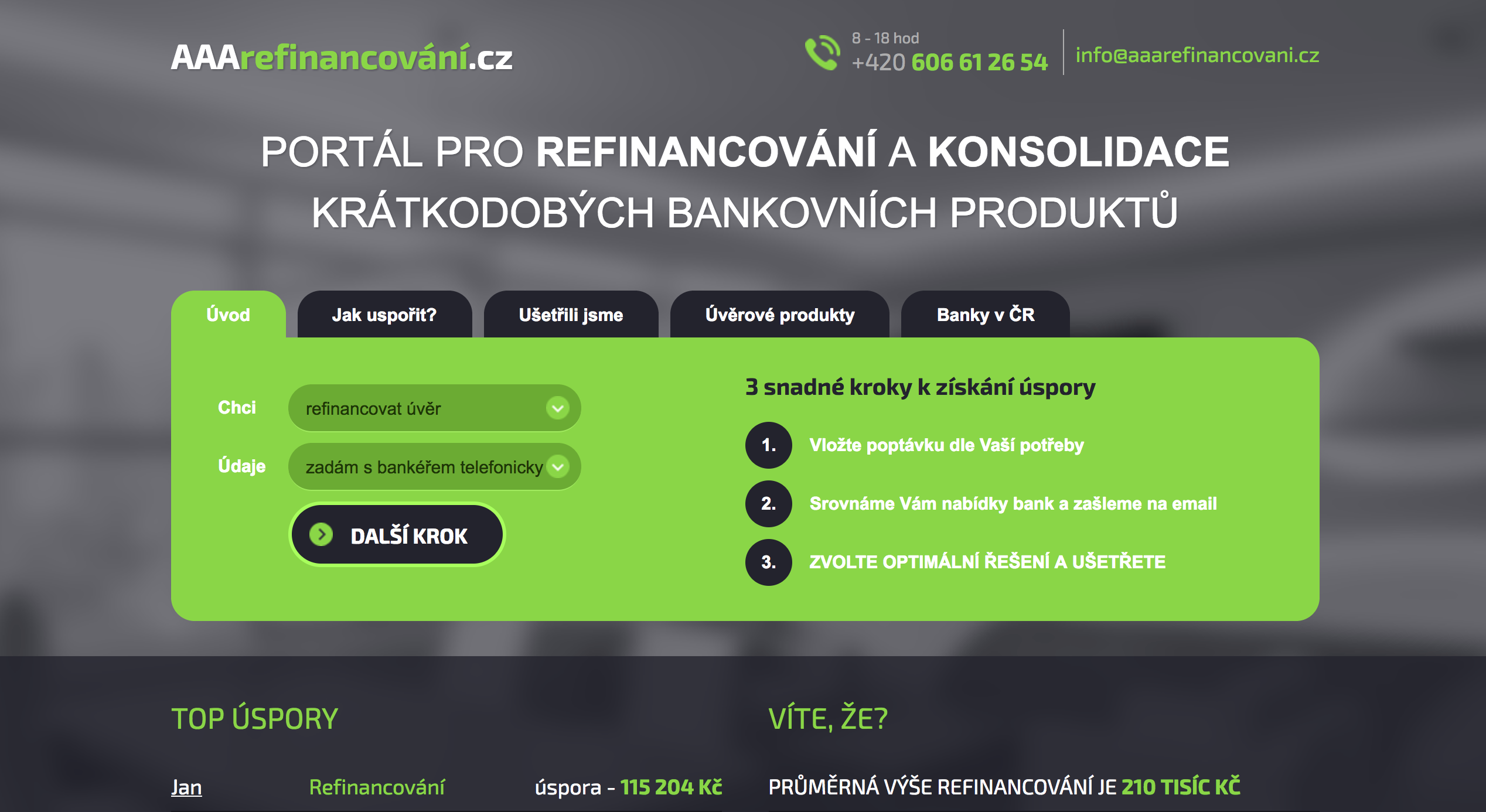 AAArefinancování zkušenosti a diskuze
