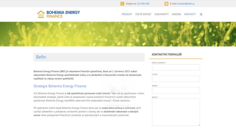 Bohemia Energy Finance zkušenosti a diskuze
