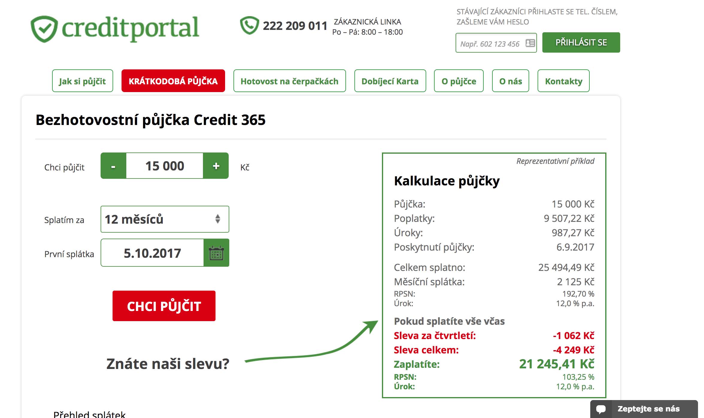 Credit 365 zkušenosti a diskuze