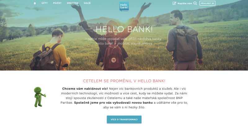 Hello bank! konsolidace zkušenosti a diskuze
