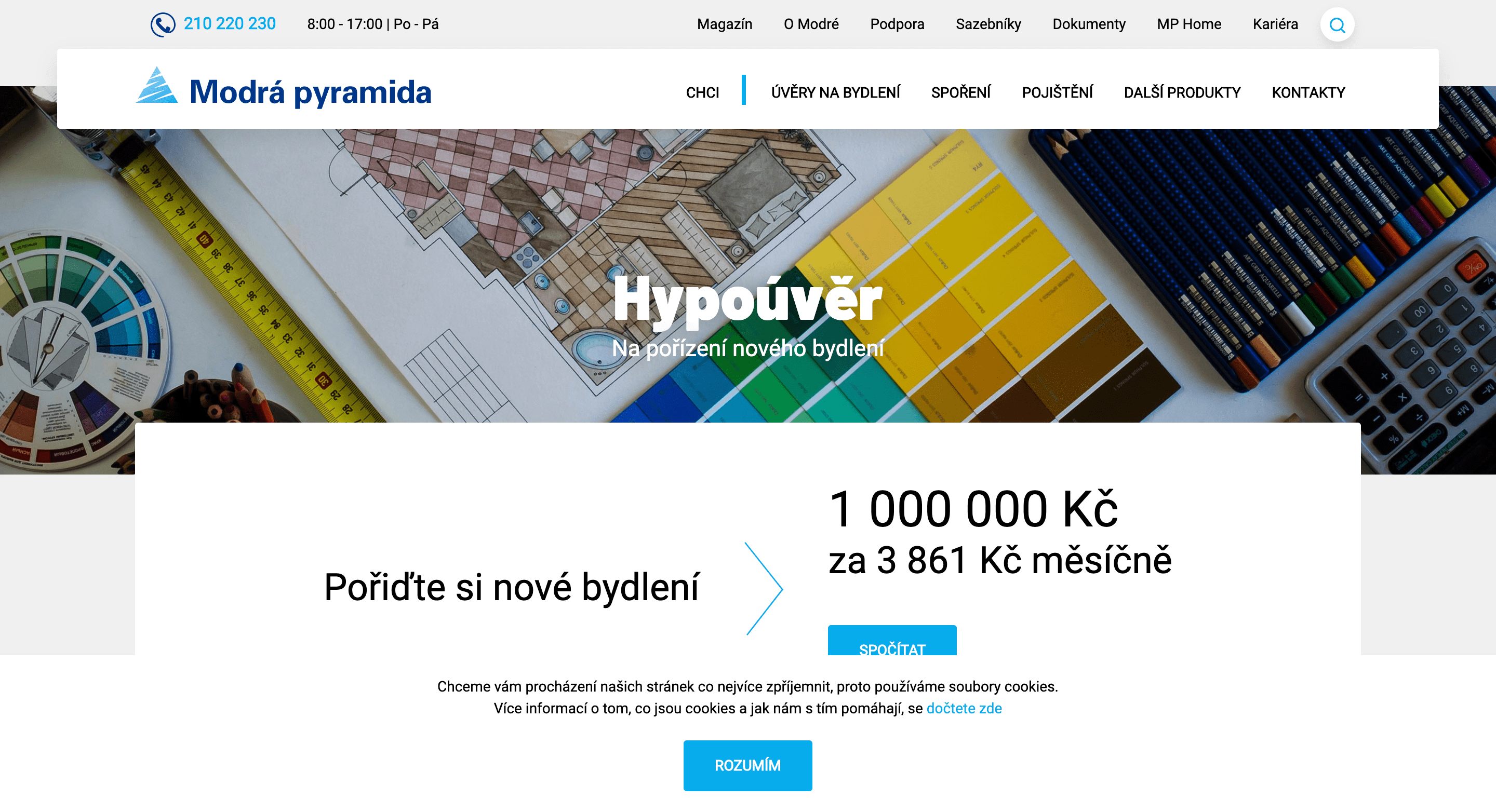 Hypoúvěr od Modré pyramidy zkušenosti a diskuze