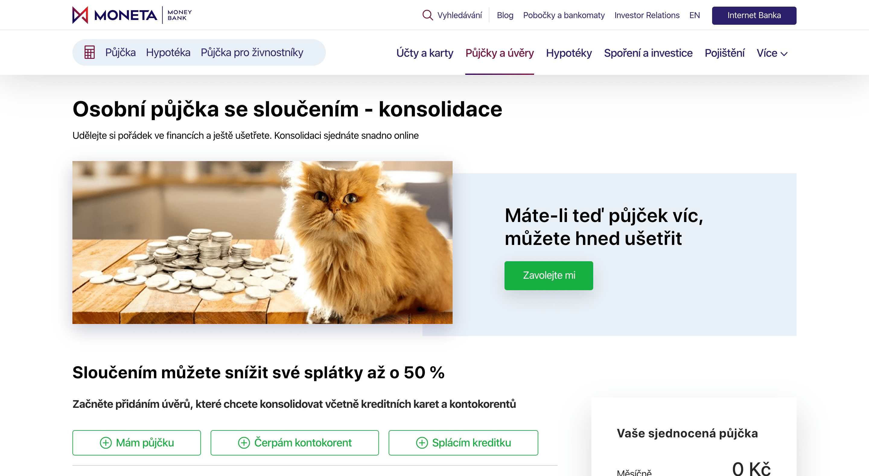 Konsolidace půjček MONETA Money Bank zkušenosti a diskuze