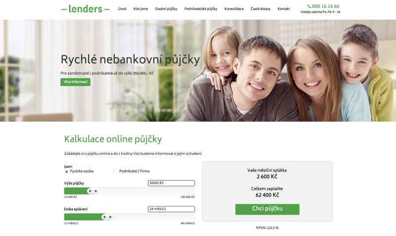 Lenders zkušenosti a diskuze