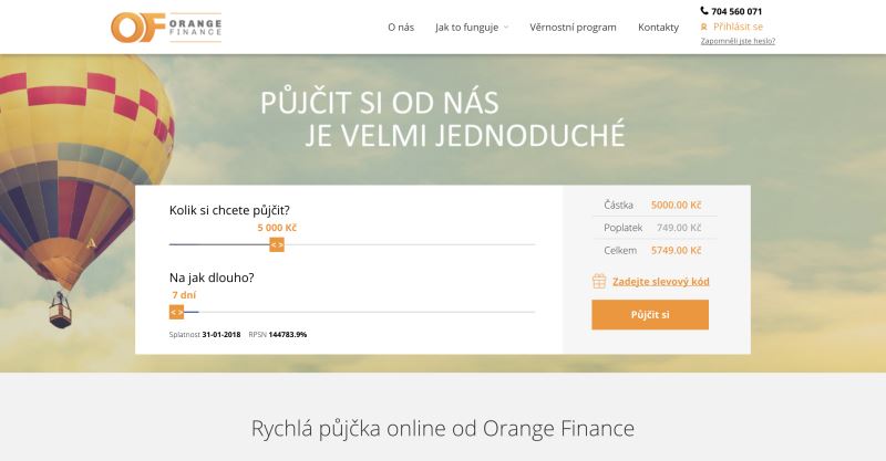 Orange finance zkušenosti a diskuze