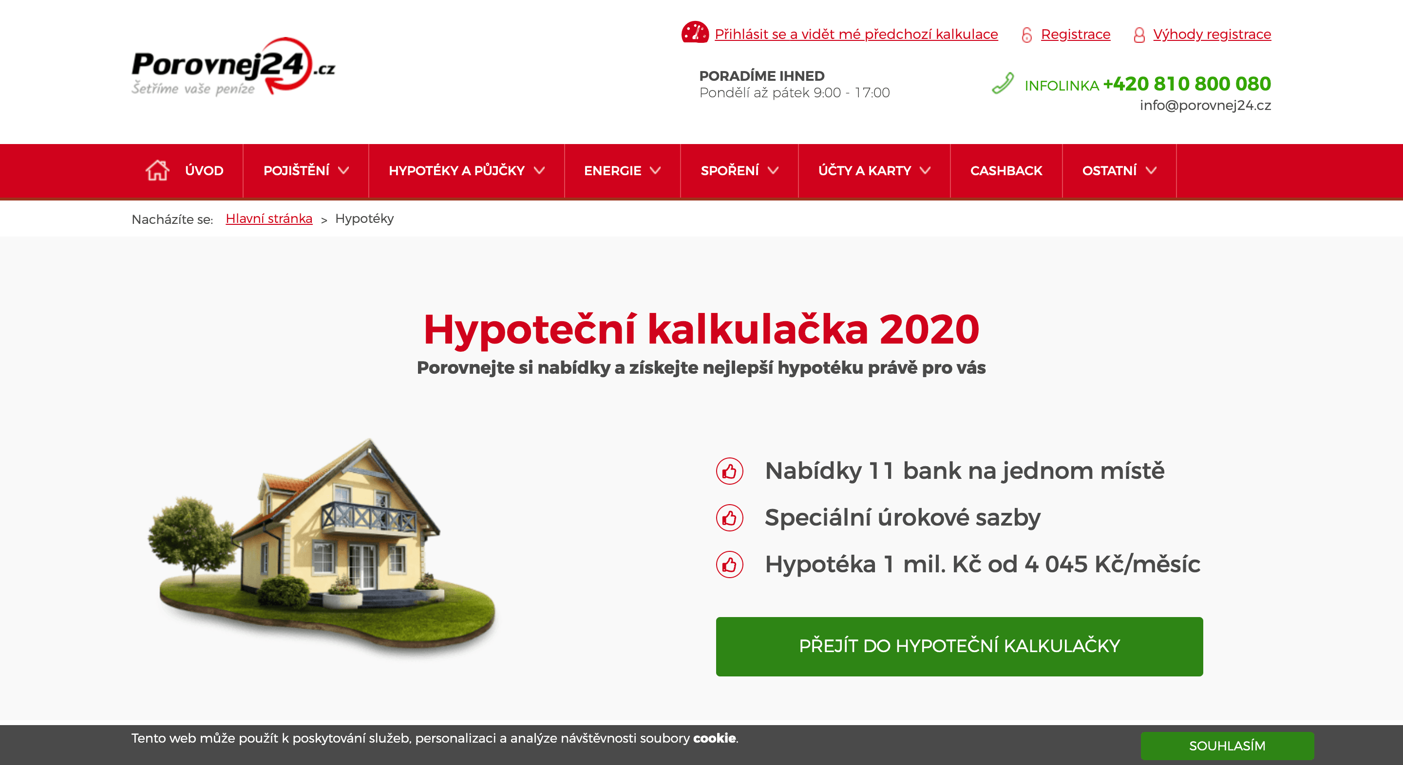 Hypotéka Porovnej24 zkušenosti a diskuze