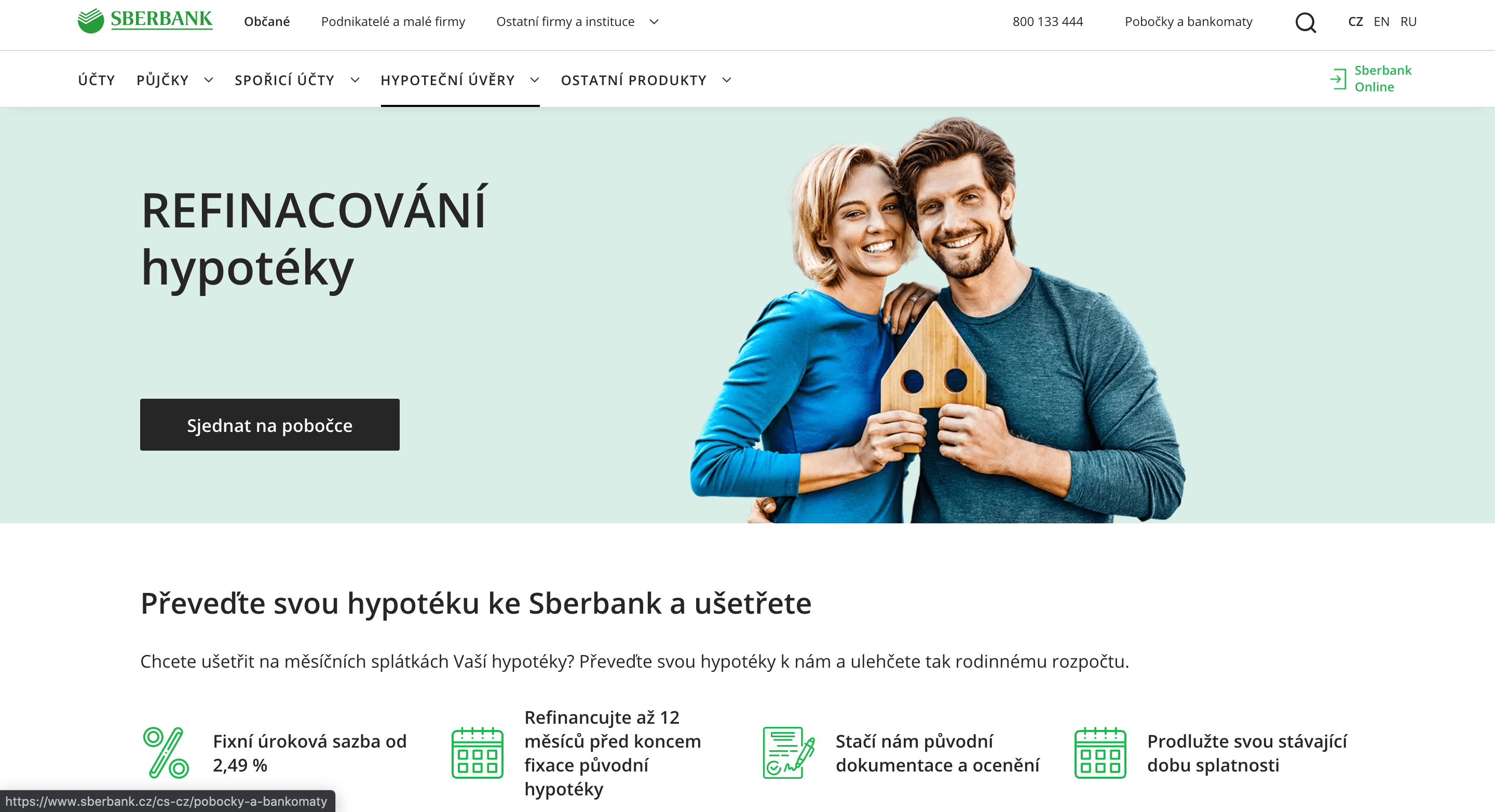 Refinancování hypotéky u Sberbank zkušenosti a diskuze