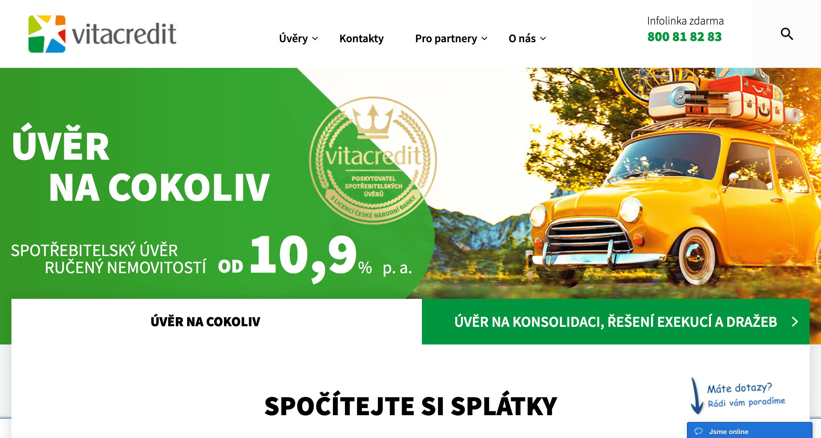 VITACREDIT – úvěr na cokoliv zkušenosti a diskuze