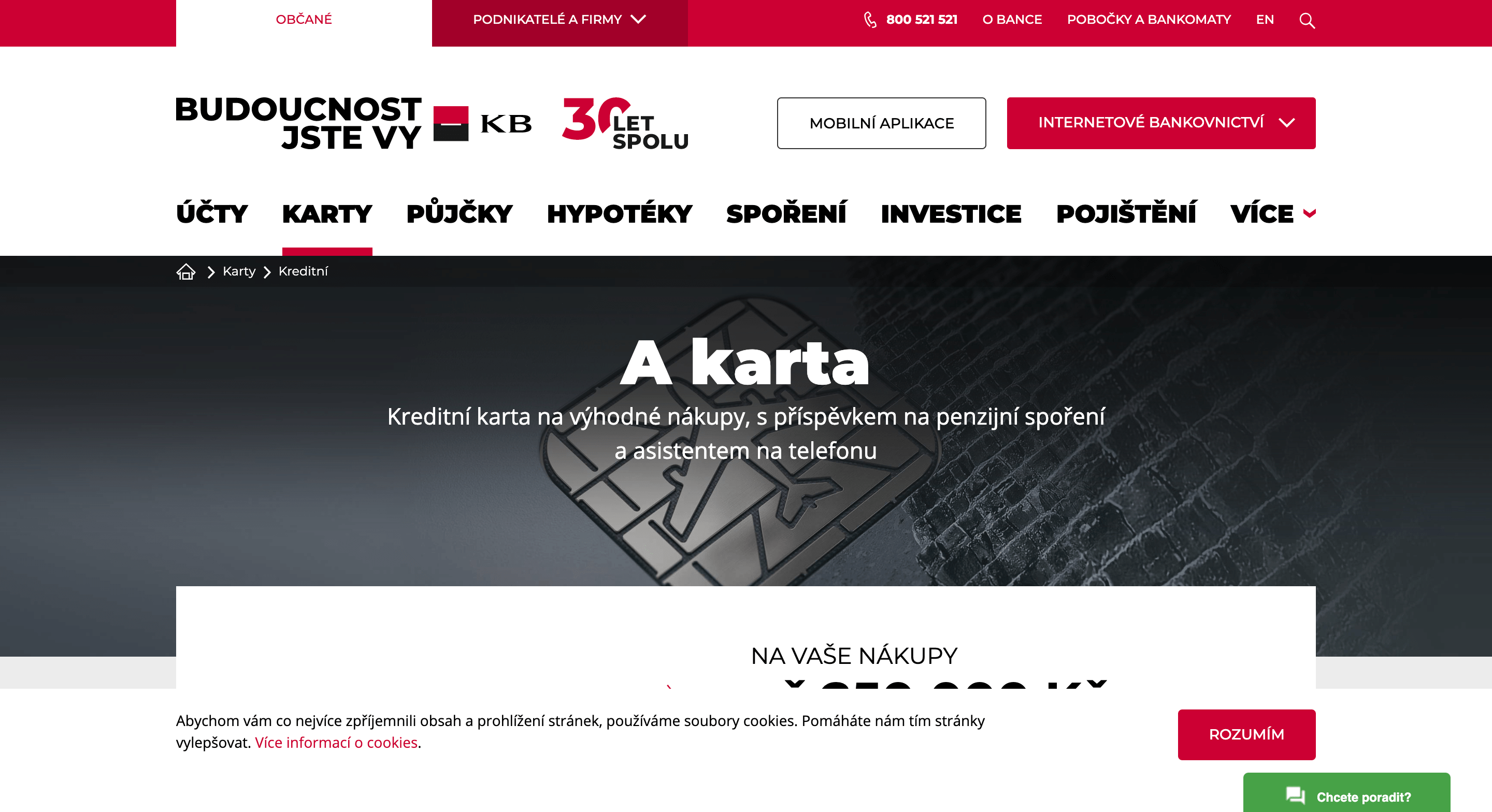 A karta Komerční banky zkušenosti a diskuze