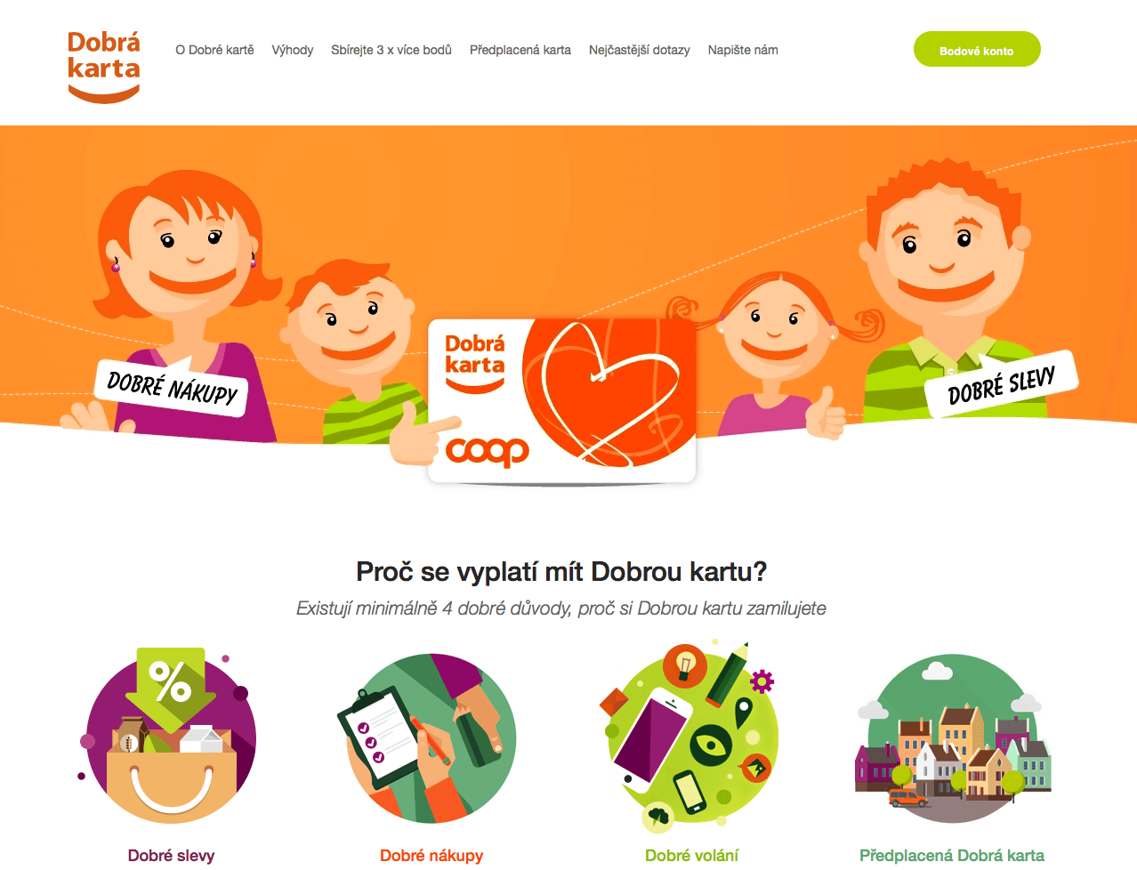 Dobrá karta COOP zkušenosti a diskuze
