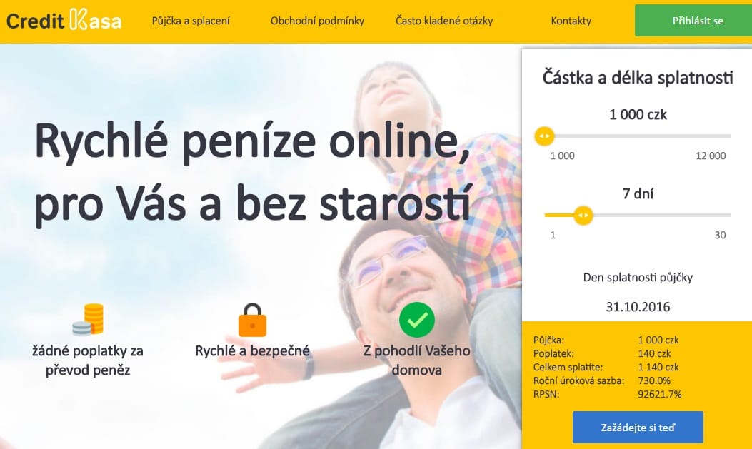 CreditKasa zkušenosti a diskuze