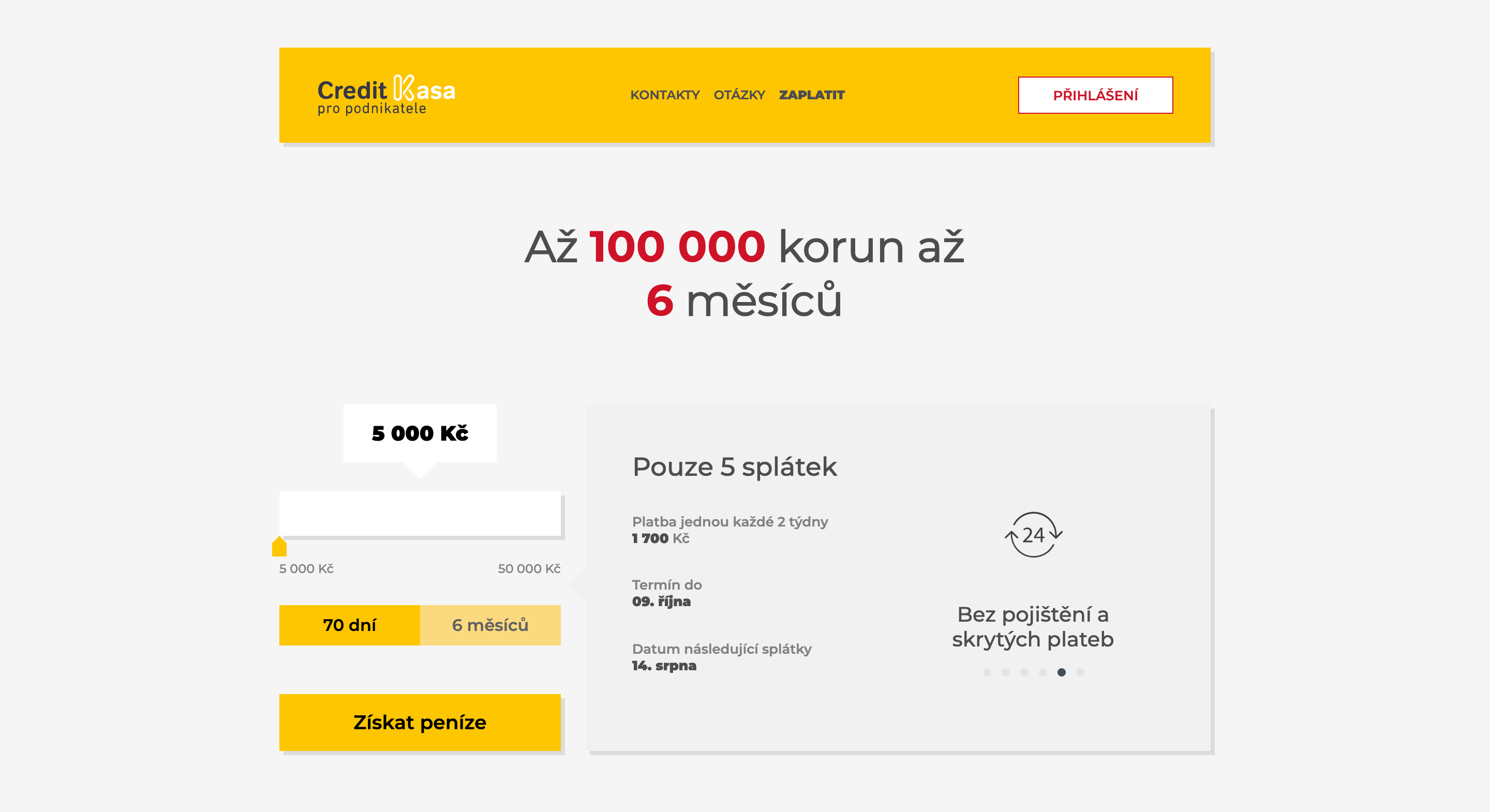 CreditKasa zkušenosti a diskuze
