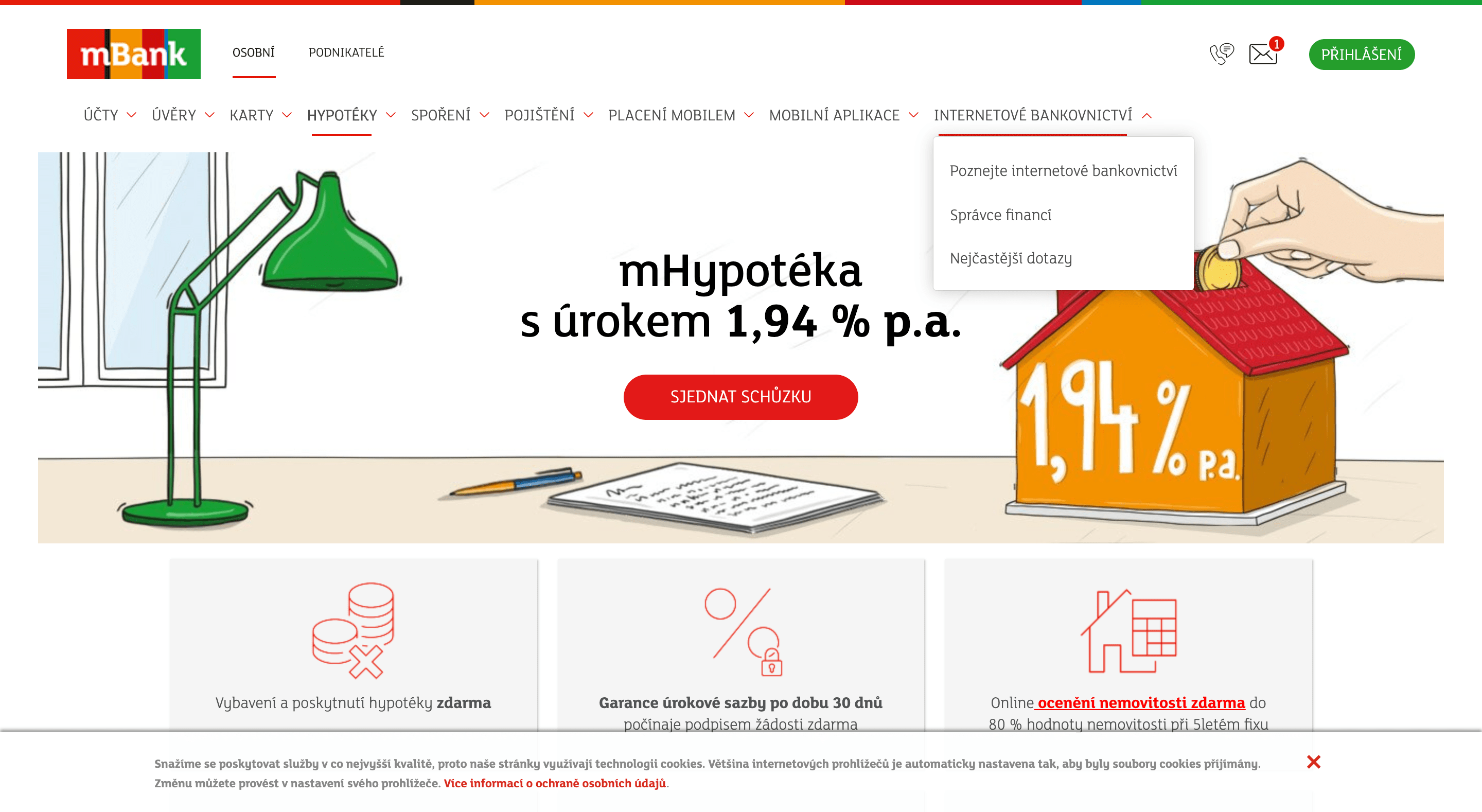 mBank hypotéka zkušenosti a diskuze