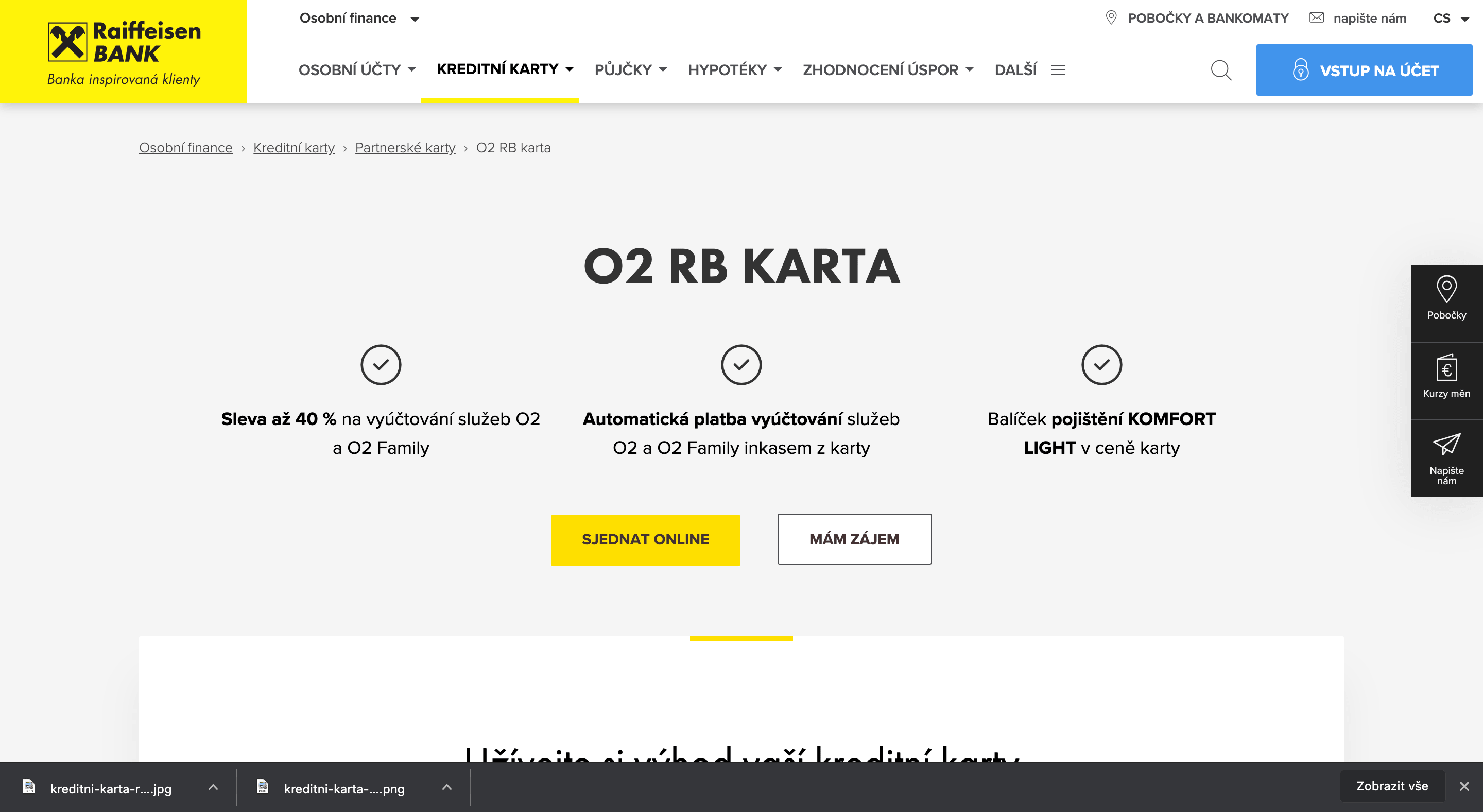 O2 RB karta zkušenosti a diskuze