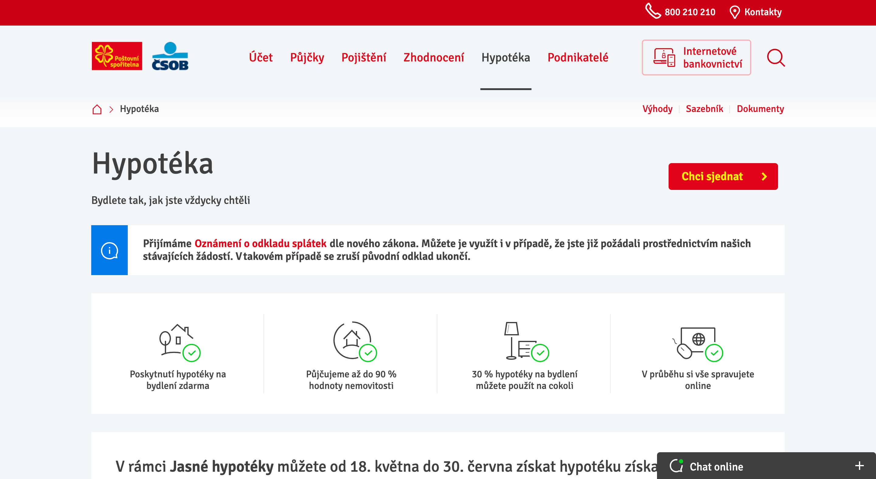 Poštovní spořitelna hypotéka zkušenosti a diskuze