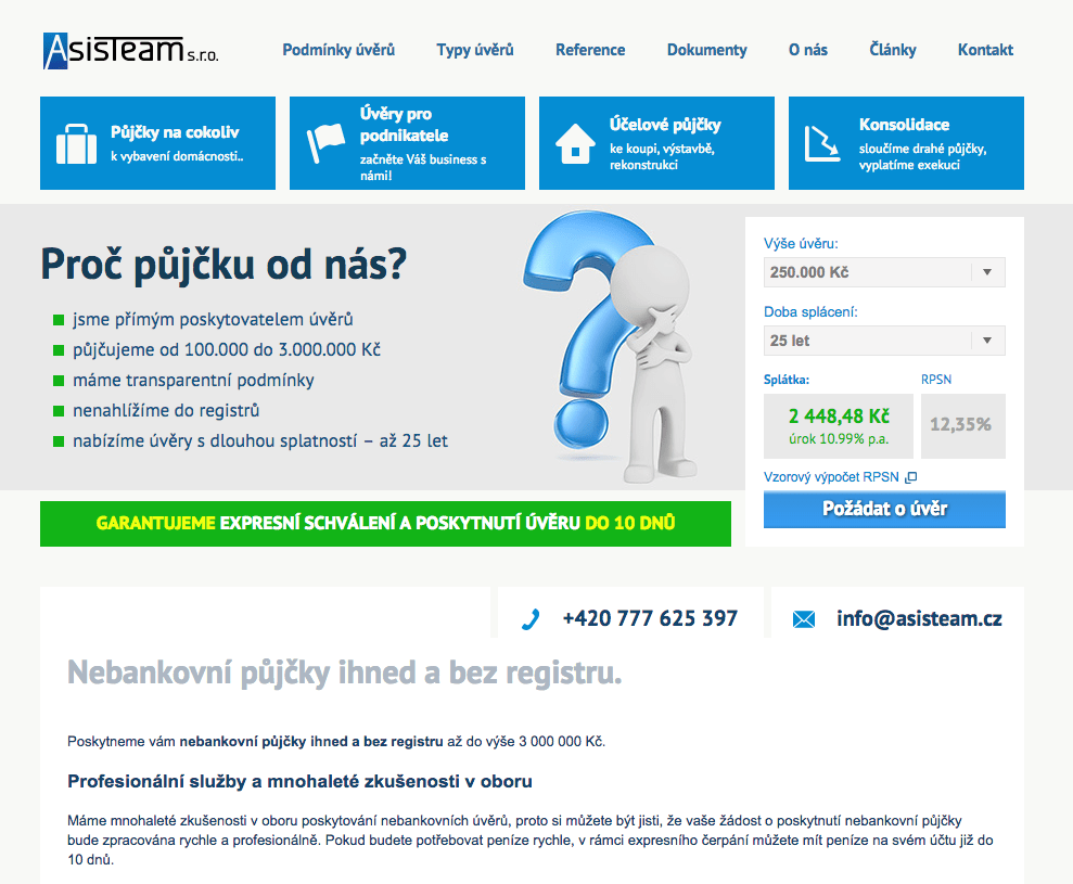 Konsolidace úvěrů AsisTeam zkušenosti a diskuze