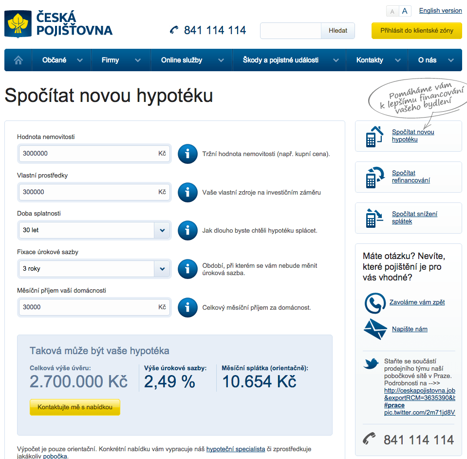 Hypotéka České pojišťovny zkušenosti a diskuze