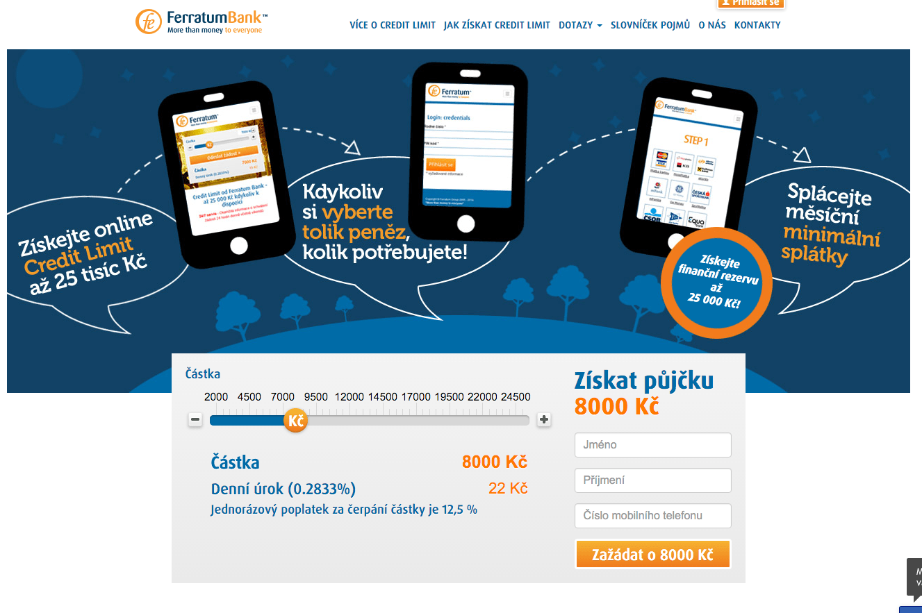 Credit Limit zkušenosti a diskuze