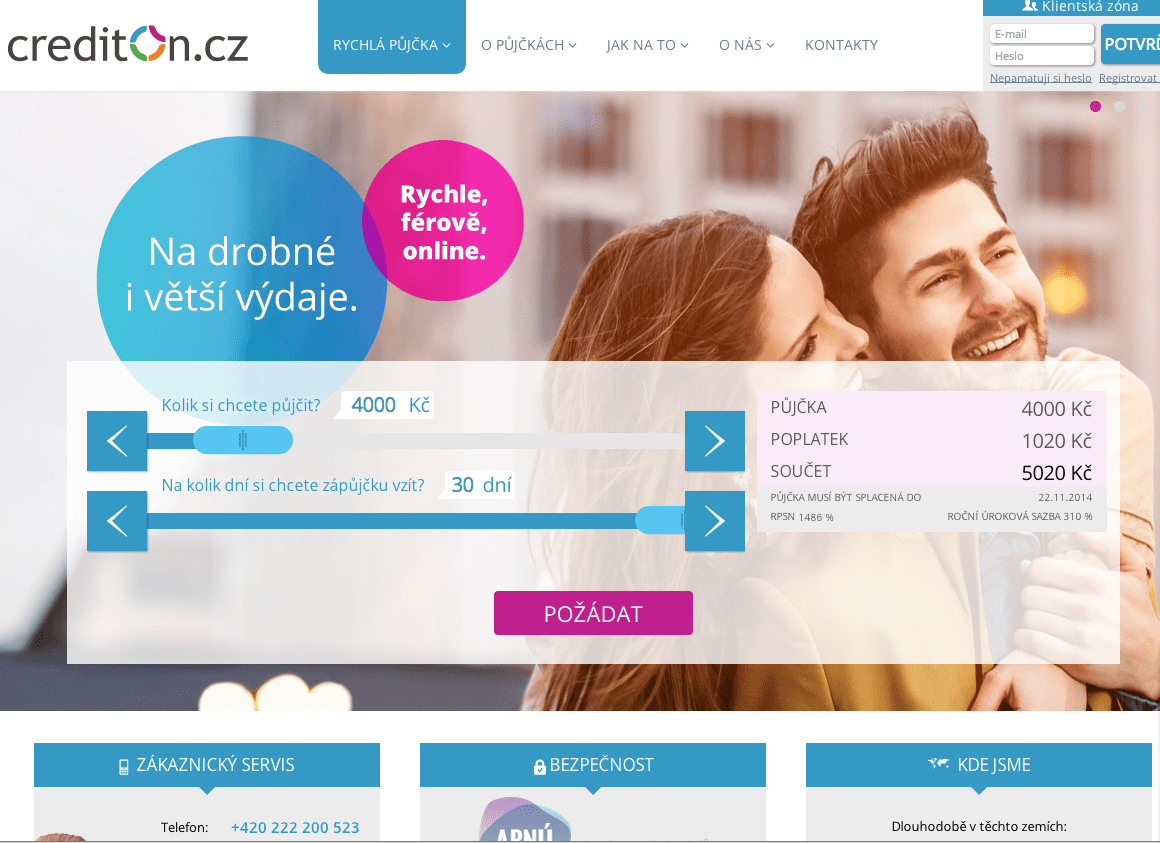 CreditOn půjčka zkušenosti a diskuze