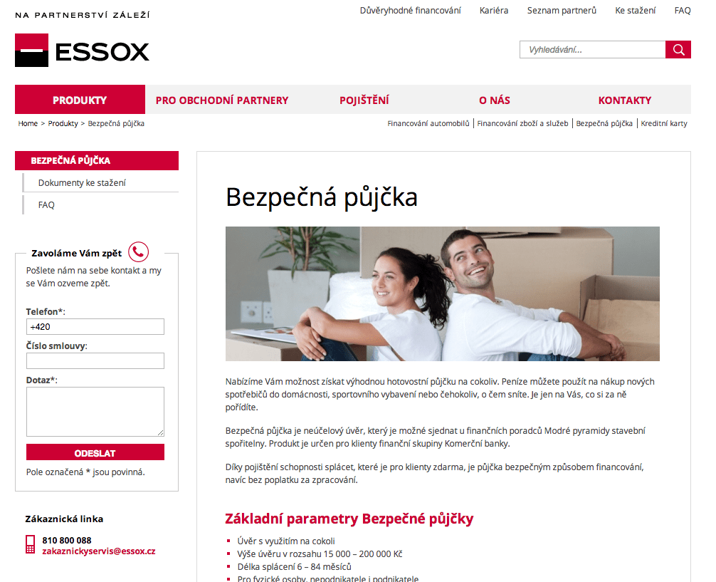Essox půjčka zkušenosti a diskuze