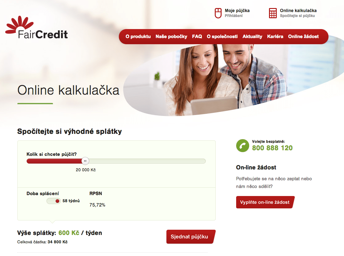 Fajn půjčka od Fair Credit zkušenosti a diskuze