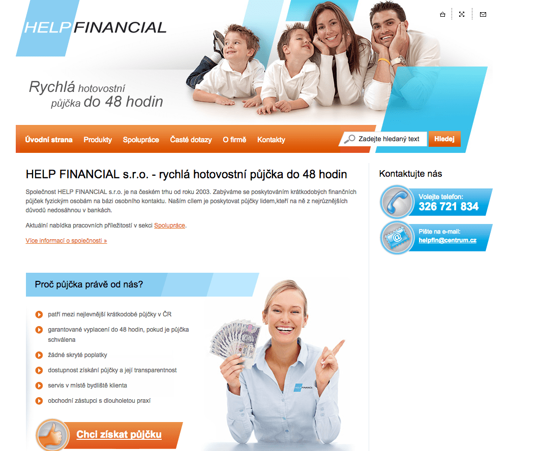 Help Financial zkušenosti a diskuze