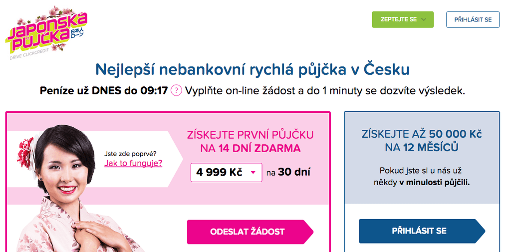 Japonská půjčka zkušenosti a diskuze