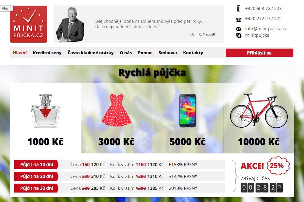 MinitPůjčka zkušenosti a diskuze