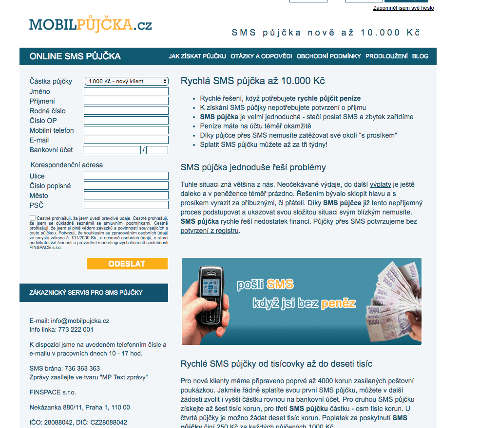 Mobil půjčka zkušenosti a diskuze