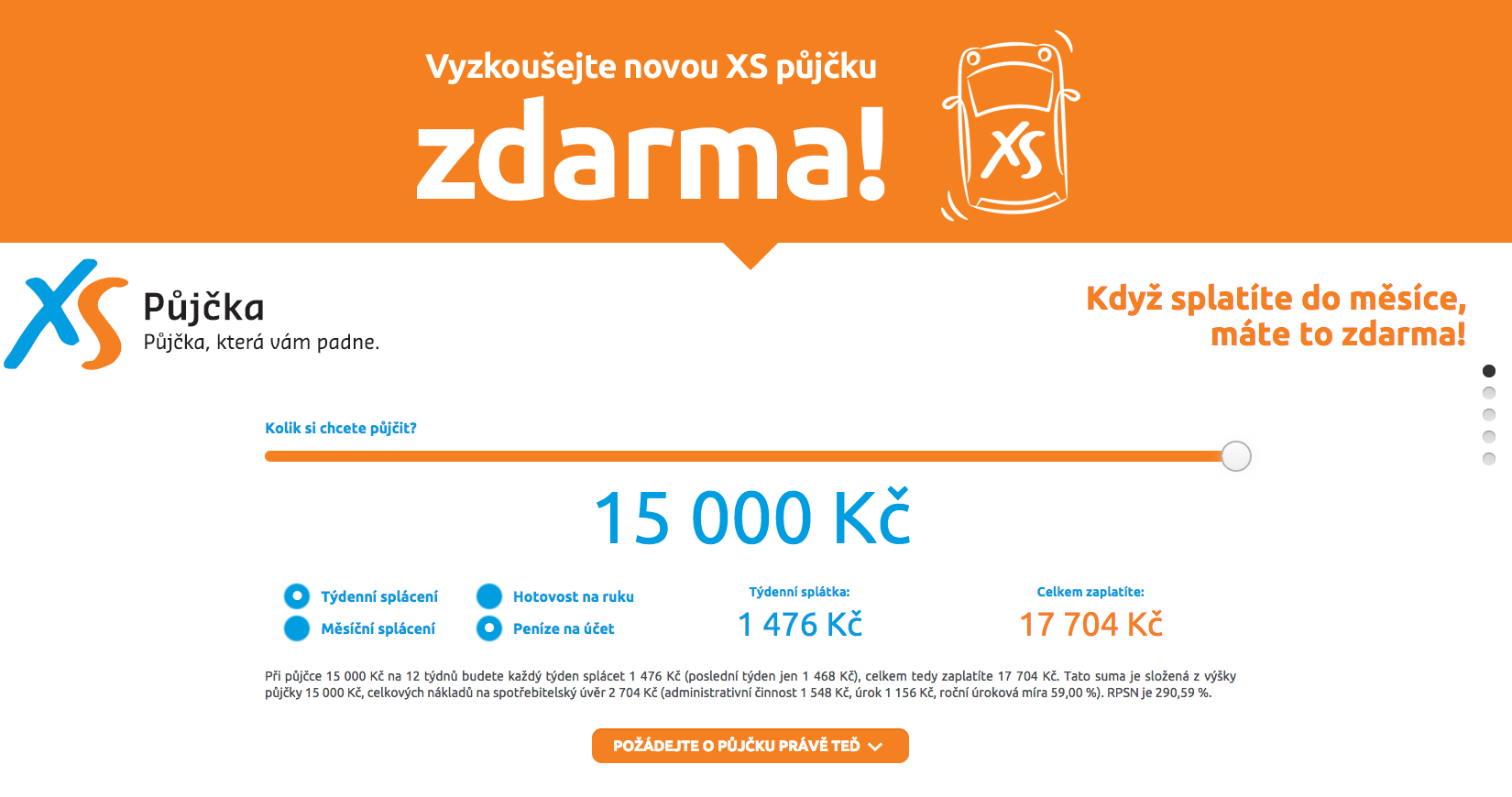 Provident Start (dříve XS půjčka) zkušenosti a diskuze